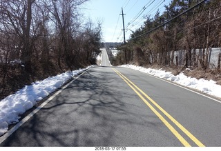 Cherry Valley Road and Province Line Road - Bedens Brook run  - snow