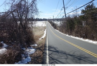 Cherry Valley Road and Province Line Road - Bedens Brook run  - hay bales