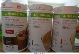 Herbalife containers