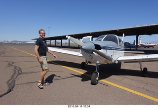 Adam and Michael flying in N8377W