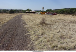 218 a00. Double Circle at Eagle Creek airstrip (Z66)