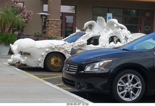 amazing paper mache car