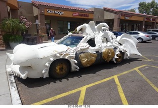 amazing paper mache car