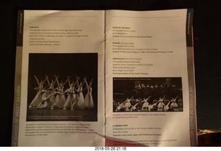 Ballet Arizona school performance - program