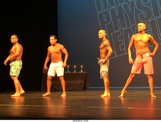 Mesa - International Physique League (IPL) show - prejudging . Roberto Segovia (57) . Luis Briseno (74) .