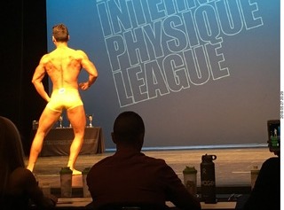 Mesa - International Physique League (IPL) show - main event . George Valle (73) . Luis Briseno (74) .