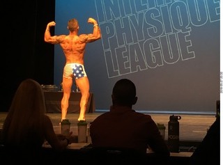 Mesa - International Physique League (IPL) show - main event . Karlos Velazquez (55) .