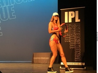 Mesa - International Physique League (IPL) show - main event . Alexandra Bezuyen (18) .