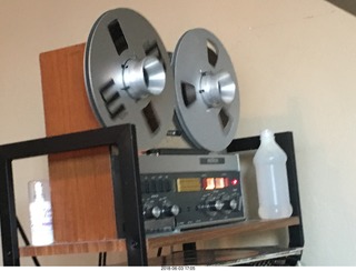 reel-to-reel tape playing