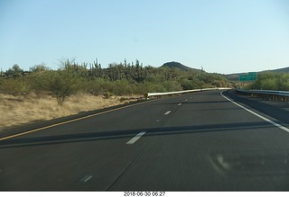 4 a02. drive from scottsdale to gateway canyon - drive north from Phoenix