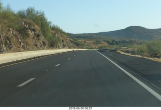 5 a02. drive from scottsdale to gateway canyon - drive north from Phoenix