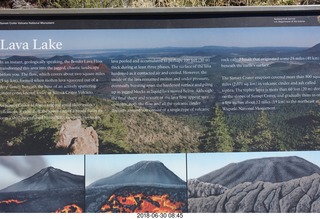 25 a02. drive from scottsdale to gateway canyon - Sunset crater sign