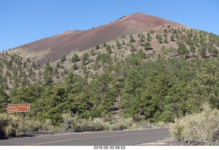 drive from scottsdale to gateway canyon - Sunset crater