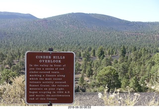 27 a02. drive from scottsdale to gateway canyon - Sunset crater - Cinder Hills Overlook