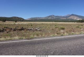 drive from scottsdale to gateway canyon - Sunset crater