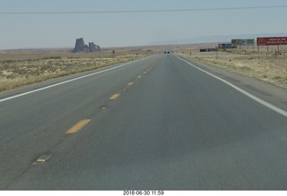 87 a02. drive from scottsdale to gateway canyon - just south of Monument Valley