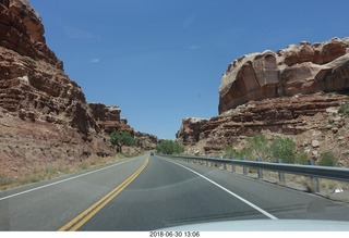 114 a02. drive from scottsdale to gateway canyon - Utah south of moab