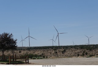 120 a02. drive from scottsdale to gateway canyon - Utah south of moab - windmills