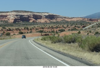 126 a02. drive from scottsdale to gateway canyon - Utah south of moab