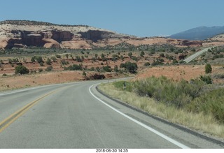 127 a02. drive from scottsdale to gateway canyon - Utah south of moab