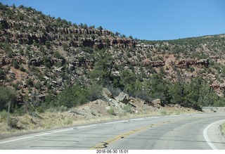 137 a02. drive from scottsdale to gateway canyon - Utah south of moab