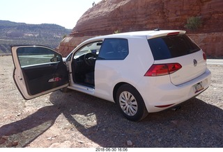 167 a02. drive from scottsdale to gateway canyon - my car