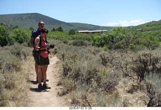 29 a03. Black Canyon of the Gunnison National Park hike - Shaun and Karen