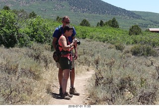 Black Canyon of the Gunnison National Park hike- Shaun and Karen