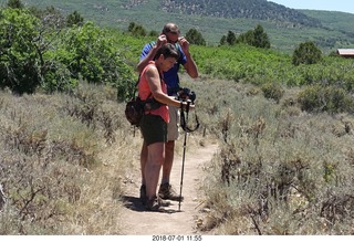 32 a03. Black Canyon of the Gunnison National Park hike - Shaun and Karen