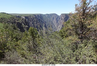 34 a03. Black Canyon of the Gunnison National Park hike