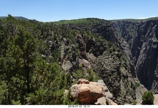 38 a03. Black Canyon of the Gunnison National Park hike