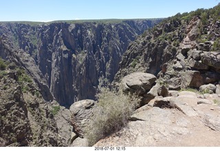 41 a03. Black Canyon of the Gunnison National Park hike