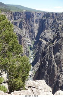46 a03. Black Canyon of the Gunnison National Park hike