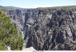 47 a03. Black Canyon of the Gunnison National Park hike