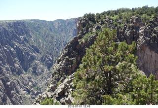 49 a03. Black Canyon of the Gunnison National Park hike