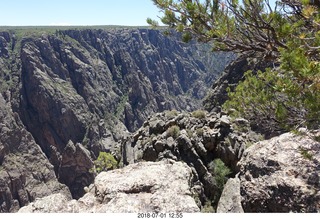 53 a03. Black Canyon of the Gunnison National Park hike