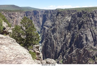 54 a03. Black Canyon of the Gunnison National Park hike
