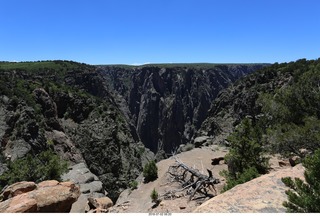 62 a03. Karen's picture - Black Canyon of the Gunnison