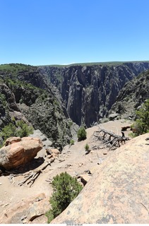 63 a03. Karen's picture - Black Canyon of the Gunnison