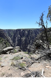 64 a03. Karen's picture - Black Canyon of the Gunnison