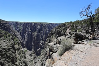 65 a03. Karen's picture - Black Canyon of the Gunnison