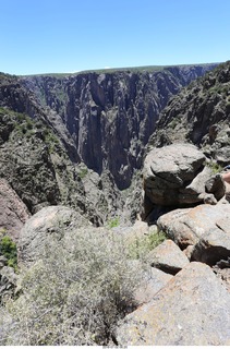 66 a03. Karen's picture - Black Canyon of the Gunnison