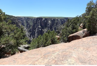 70 a03. Karen's picture - Black Canyon of the Gunnison