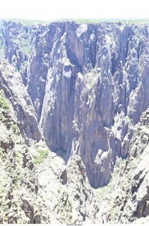 71 a03. Karen's picture - Black Canyon of the Gunnison