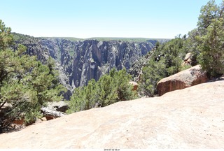 72 a03. Karen's picture - Black Canyon of the Gunnison
