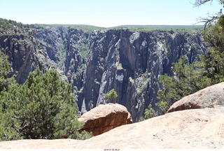 73 a03. Karen's picture - Black Canyon of the Gunnison
