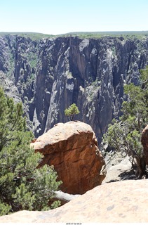 74 a03. Karen's picture - Black Canyon of the Gunnison