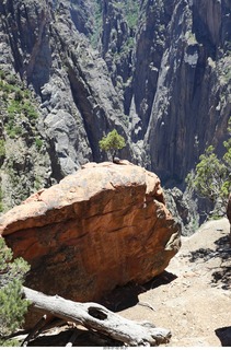 75 a03. Karen's picture - Black Canyon of the Gunnison