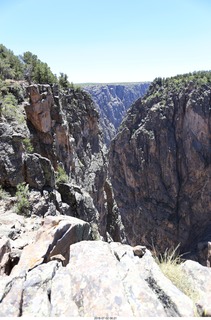 76 a03. Karen's picture - Black Canyon of the Gunnison
