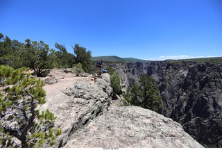 78 a03. Karen's picture - Black Canyon of the Gunnison
